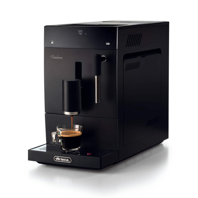 Macchina da caffè automatica 1350W 19 bar cappuccino LED nera