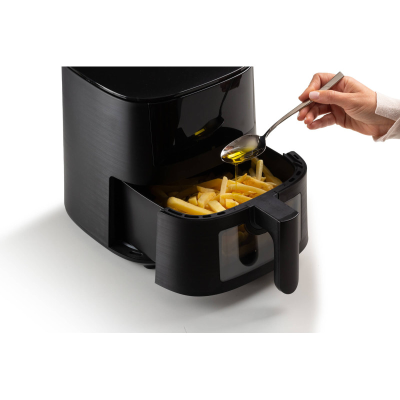 Friggitrice ad Aria 4L 1400W 9 Programmi Shake Grill Nero