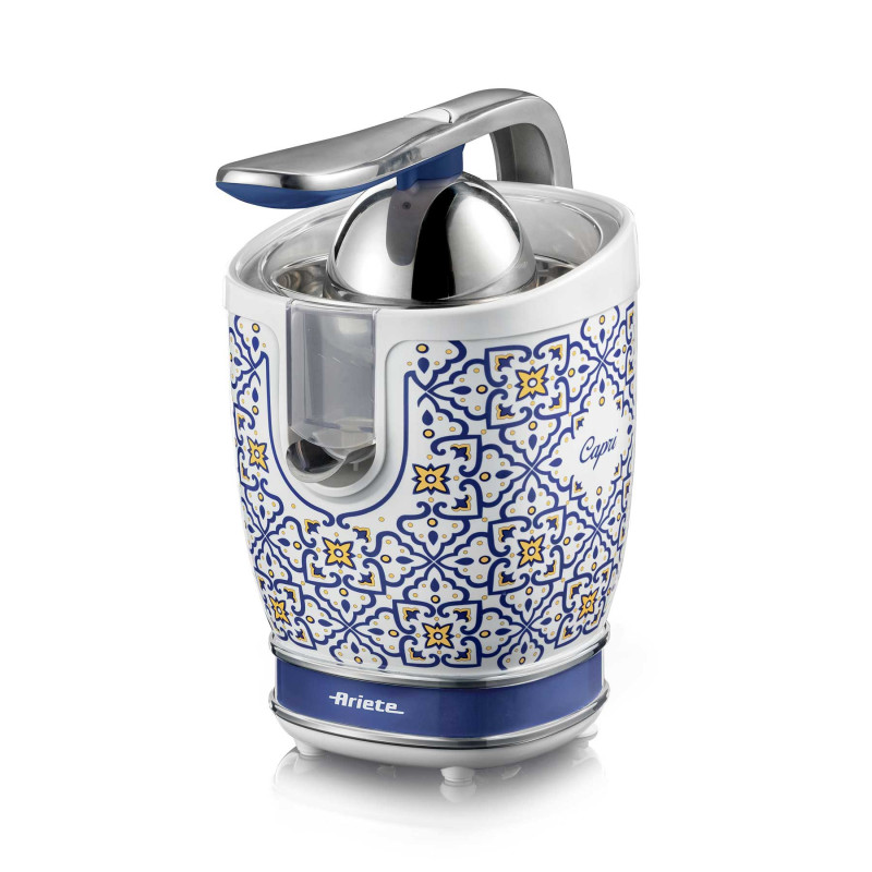 Spremiagrumi elettrico con leva 2 coni metallo silenzioso