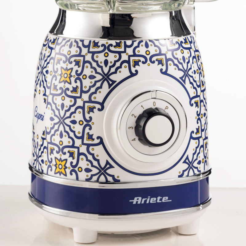 Frullatore 1000W 4 Lame Inox 4 Velocità Tazza Vetro 1.5L