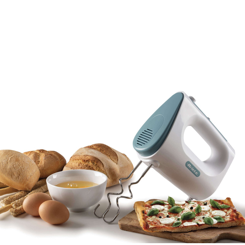 Sbattitore 450W 5 velocità turbo 2 fruste white aegean teal