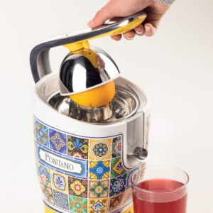 Zoom Spremiagrumi elettrico con leva - 2 Coni - Corpo in Metallo - Silenzioso