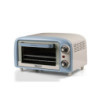 Forno elettrico vintage 800W 10L doppio vetro celeste rétro