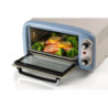 Forno elettrico vintage 800W 10L doppio vetro celeste rétro