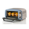 Forno elettrico vintage 800W 10L doppio vetro celeste rétro