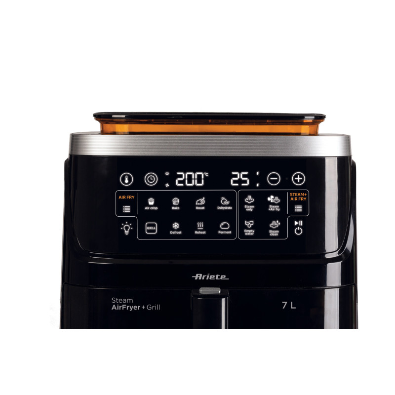 Friggitrice ad aria vapore grill 1700W 10 funzioni nero