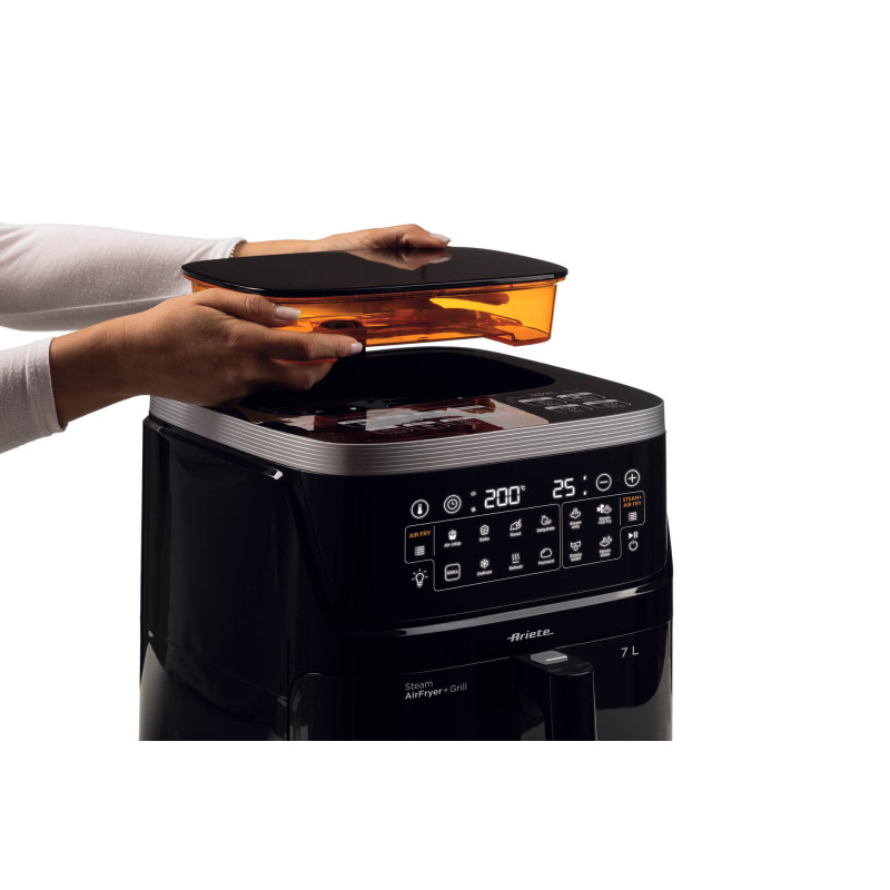 Friggitrice ad aria vapore grill 1700W 10 funzioni nero