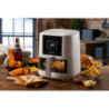 Friggitrice ad aria 6L 1300W 8 programmi bianca trasparente