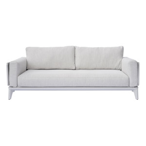 Zoom Salotto Nantes Alluminio Bianco E Corda Wicker Moia