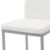 Set 4 sedie Queen Kit All bianca similpelle moderne cucina bar