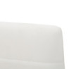 Set 4 sedie Queen Kit All bianca similpelle moderne cucina bar
