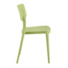 Set 4 sedie Bella verde polipropilene moderne cucina soggiorno
