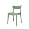 Set 4 sedie Cordoba verde oliva polipropilene moderne cucina bar