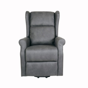 Zoom Poltrona Relax Bergere Arlette 2 Motori Nabuk Grigia