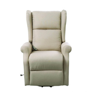 Zoom Poltrona Relax Bergere Arlette 2 Motori Beige Tortora