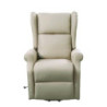Poltrona relax Bergere Arlette 2 motori beige tortora moderna