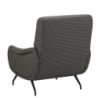 Poltrona Marilyn pied de poule tortora classica elegante salotto