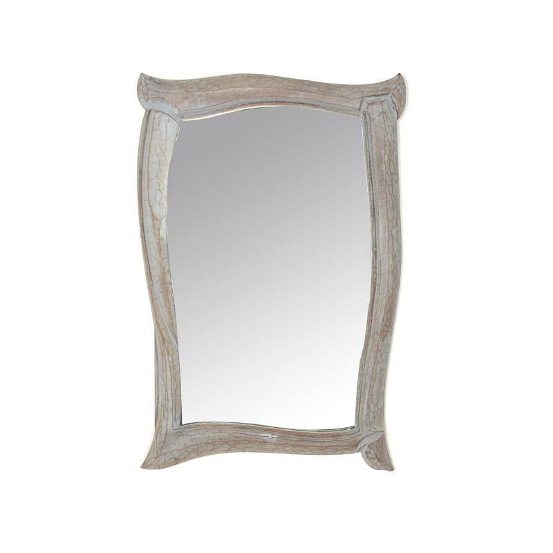 Set 2 specchi Radius Small grigio 90 moderni per soggiorno