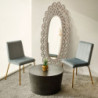 Specchio Narciso Plus 180 grigio moderno grande luminoso elegante