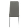Set 6 sedie Queen Kit all cenere similpelle moderne casa