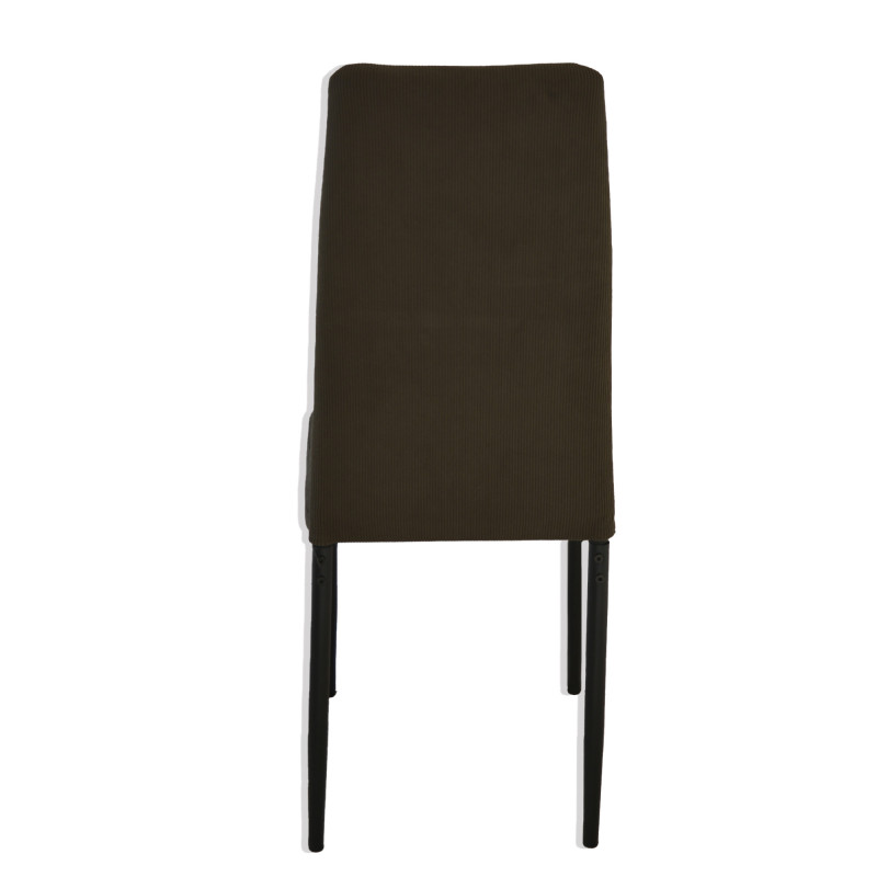 Set 6 sedie Queen Kit millerighe cenere gambe nere moderne casa