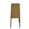 Set 6 sedie Queen Kit tortora millerighe gambe nere moderne casa