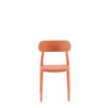 Set 4 sedie Celine rosso acero polipropilene moderne resistenti