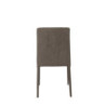 Set 6 sedie Dani velluto millerighe cenere imbottite moderne