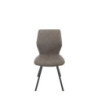 Set 4 sedie New Flamingo tortora meccanico imbottite moderne