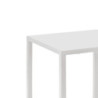 Tavolo Tetris 60x60 h110 bianco raggrinzato fisso moderno