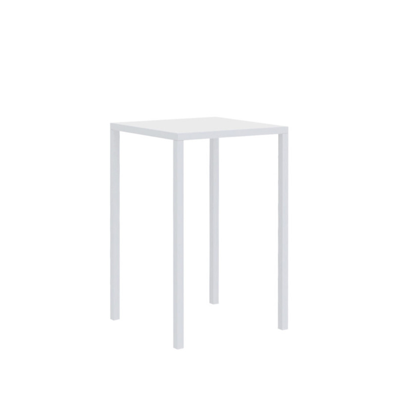 Tavolo Tetris New 70x70 H110 bianco moderno e versatile