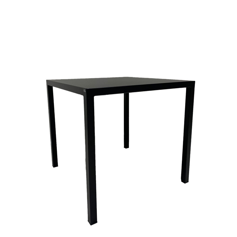 Tavolo Tetris New 70x70 nero moderno compatto per cucina e bar