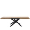 Tavolo Anson allungabile rovere gambe nere moderno e versatile