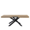 Tavolo Anson allungabile rovere gambe nere moderno e versatile