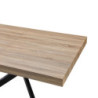 Tavolo Anson allungabile rovere gambe nere moderno e versatile