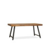 Tavolo Arbusto Strong 180x90 rustico scuro nero robusto e moderno