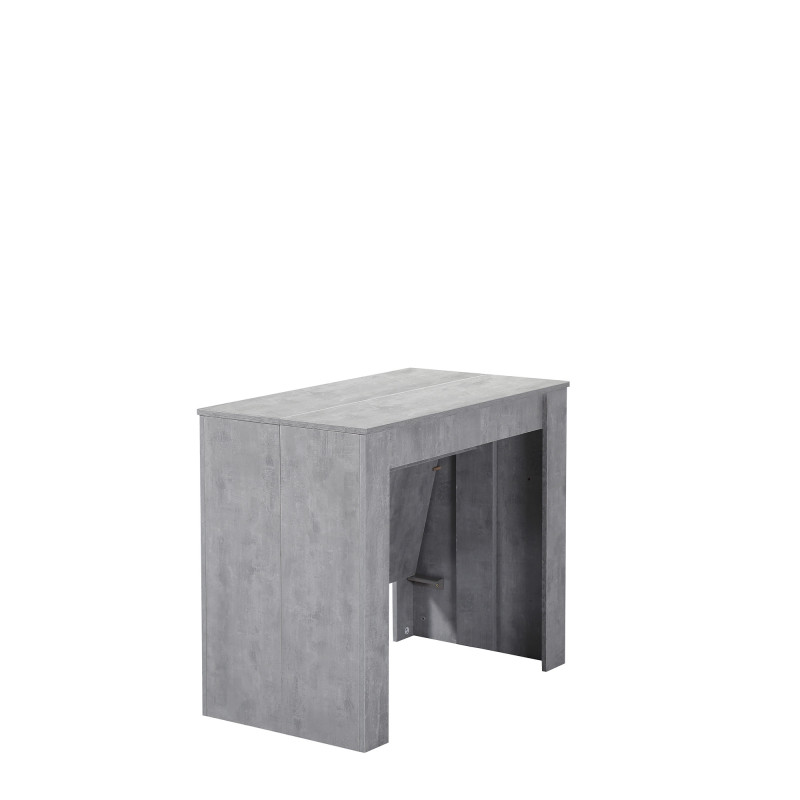 Tavolo consolle Artic finitura grigia allungabile e moderno