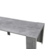 Tavolo consolle Artic finitura grigia allungabile e moderno