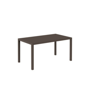 Tavolo Tetris New 150x80 marrone cuoio moderno e robusto