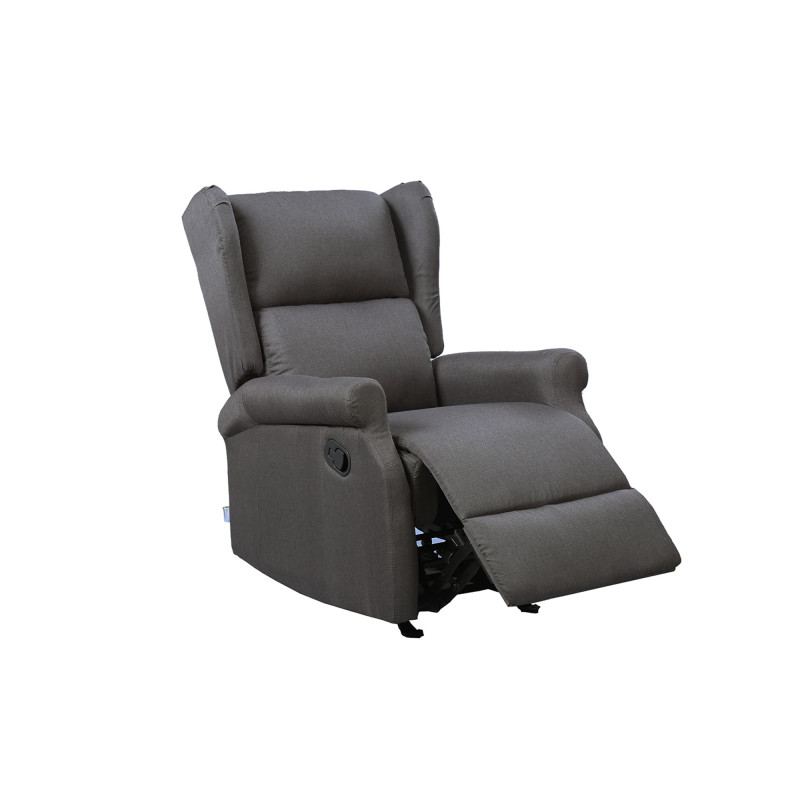 Poltrona relax Bergere Elis manuale antimacchia fumo elegante