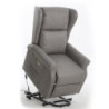 Poltrona relax Begere Arlette D Mozart fango con USB moderna