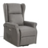 Poltrona relax Begere Arlette D Mozart fango con USB moderna