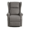 Poltrona relax Begere Arlette D Mozart fango con USB moderna