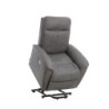 Poltrona relax Nicole 2 motori Mozart fango con USB moderna