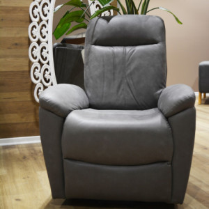 Zoom Poltrona Relax Nicole 2 Motori Mozart Fango con Usb