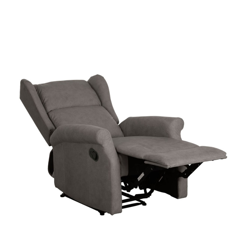 Poltrona relax Arlette A Mozart fango moderna e confortevole