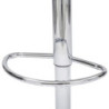 Sgabello Manchester bianco con elevazione a gas moderno regolabile