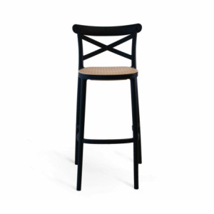 Zoom Set Da 4 Sgabelli Tosca 2 Nero/Corda Polipropilene