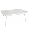 Tavolo MOIA Desenzano rettangolare da 160x100cm in ferro avorio