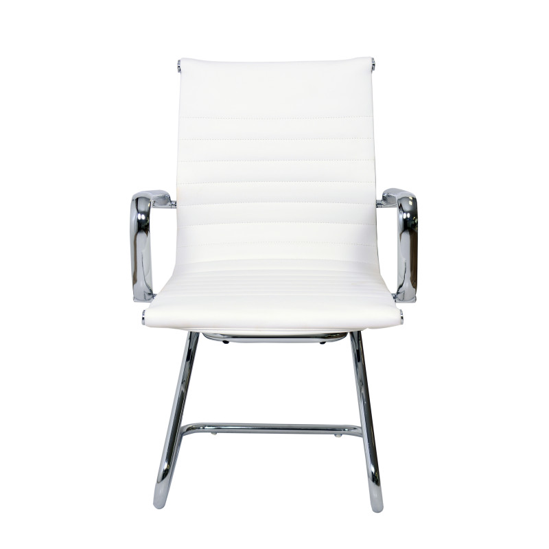 Set 2 poltrone Pleasure attesa bianco moderne ed eleganti